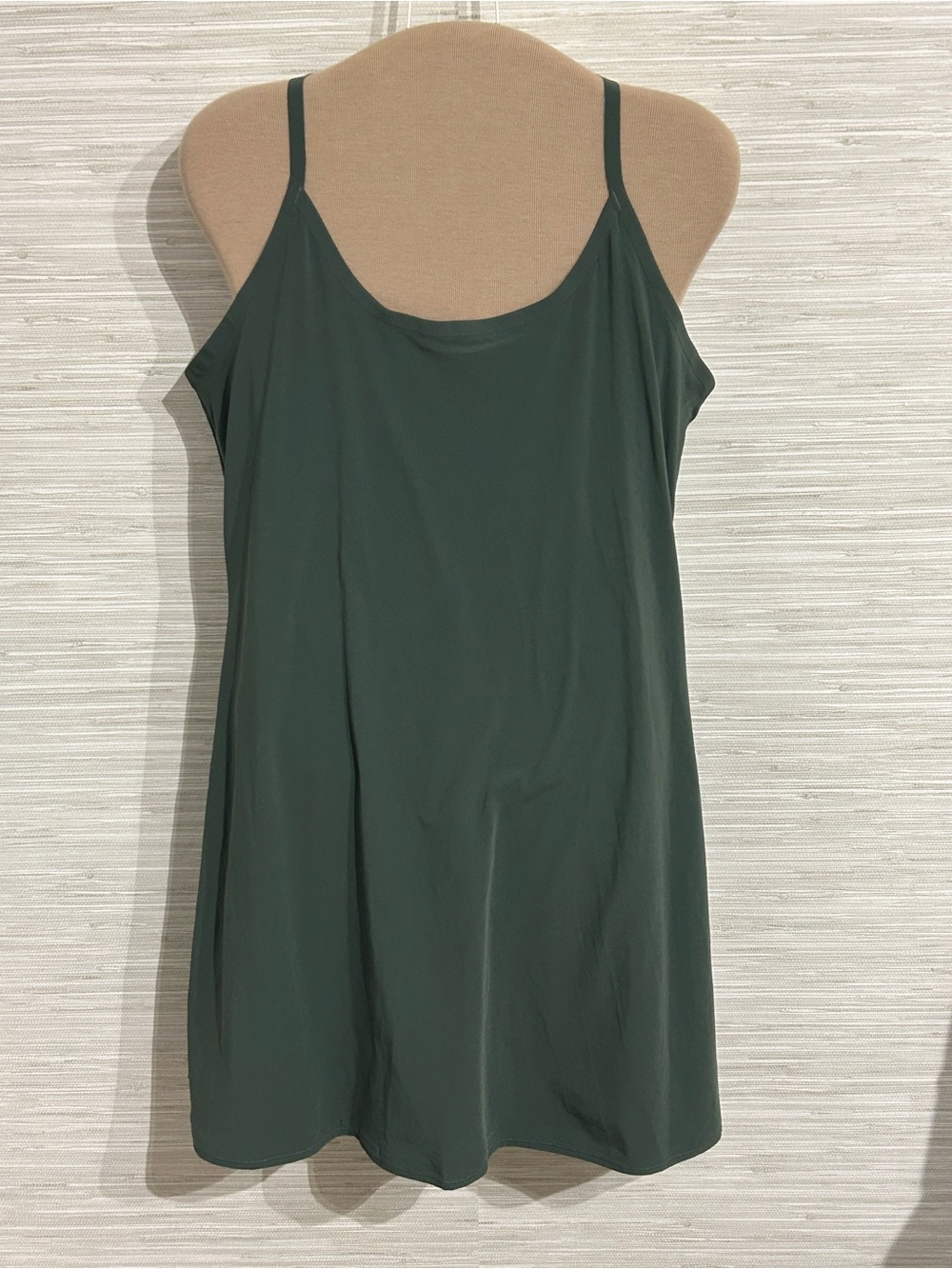 Outdoor Voices The Exercise Dress Green Size L Large Built-In Shorts Pockets